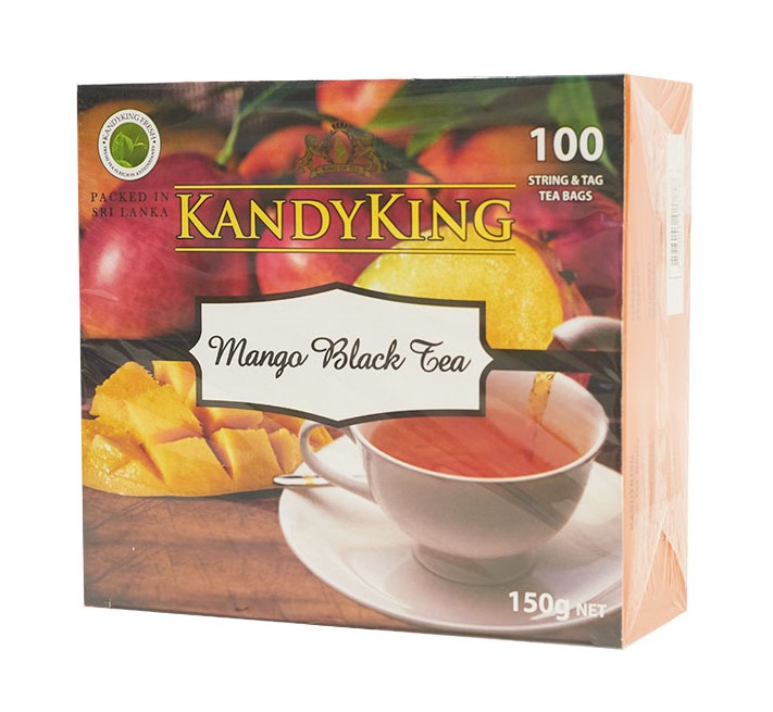Kandy King Mango musta tee 150g